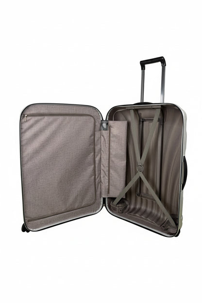 ［渋谷店受取］サムソナイト シーライトスピナー 94L（8-10泊サイズ） オフホワイト/Samsonite C-lite Spinner