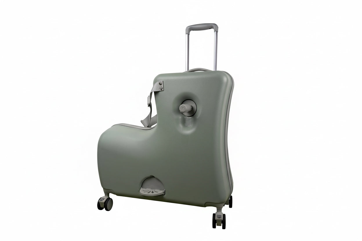 ［渋谷店受取］キッズトラベル キャリー折りたたみ 65L くすみグリーン/kidstravel