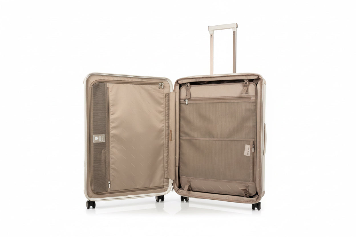 ［八王子店受取］サムソナイト ミンタースピナー75 100L（8-10泊サイズ） アイボリー/Samsonite Minter Spinner